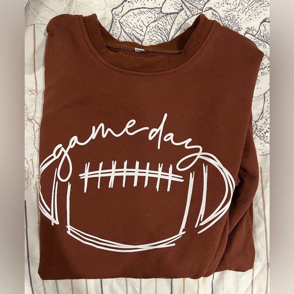 Game day sweater